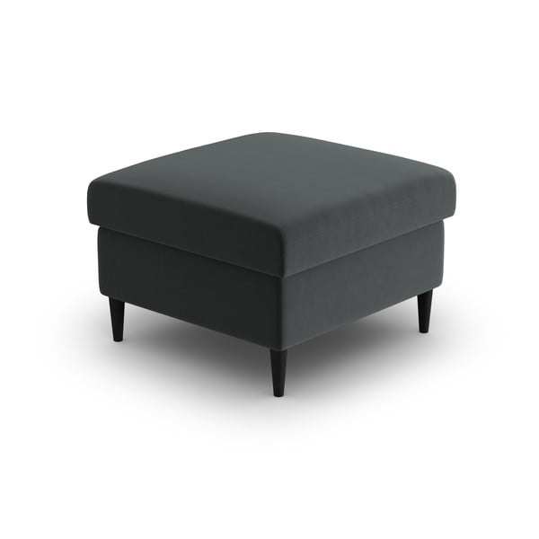 Tamno sivi baršunast tabure Kyoto – Cosmopolitan Design-image-2