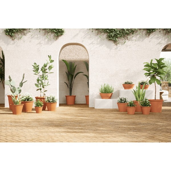 Tegla za cvijeće od terakote ø 23 cm Saramago – Artevasi-image-3