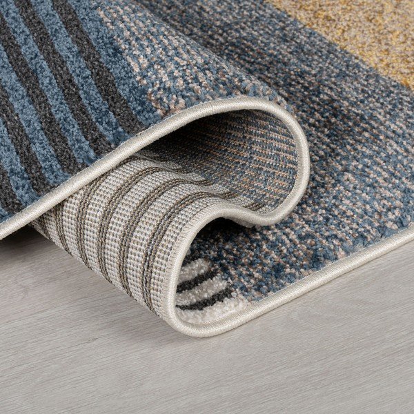 Žuto-plavi tepih Flair Rugs Brix, 160 x 230 cm-image-1
