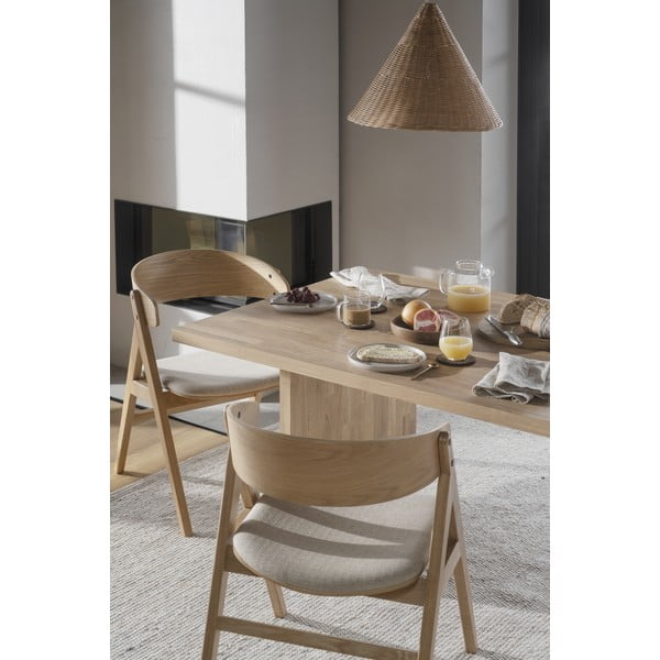 Blagovaonske stolice u kompletu od 2 komada u prirodnoj boji Waterton - Rowico-image-1