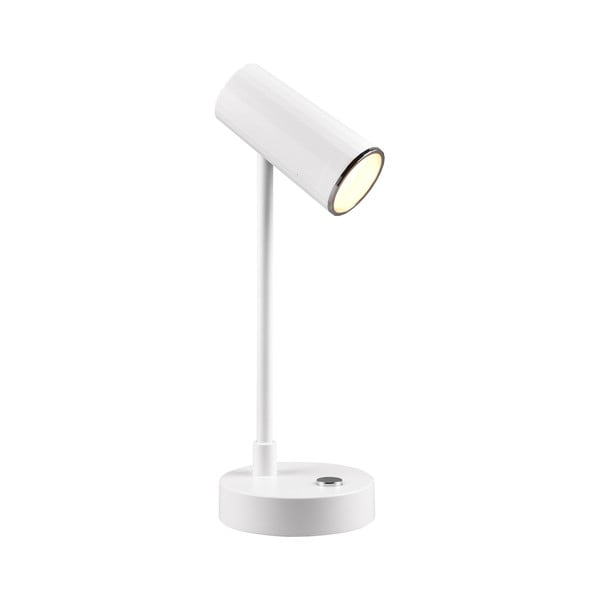 Bijela LED stolna lampa s mogućnošću zatamnjivanja (visina 28 cm) Lenny – Trio-image-1