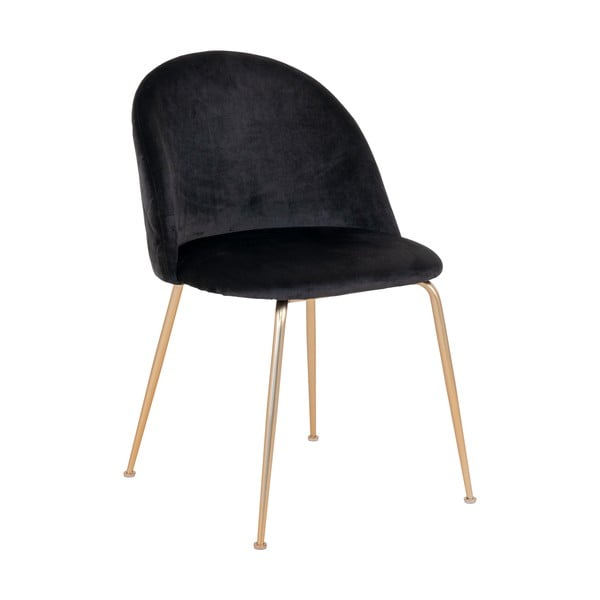 Crne baršunaste blagovaonske stolice u setu 2 kom Geneve – House Nordic