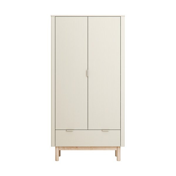 Krem dječja garderoba 100x52 cm Miloo – Pinio-image-2