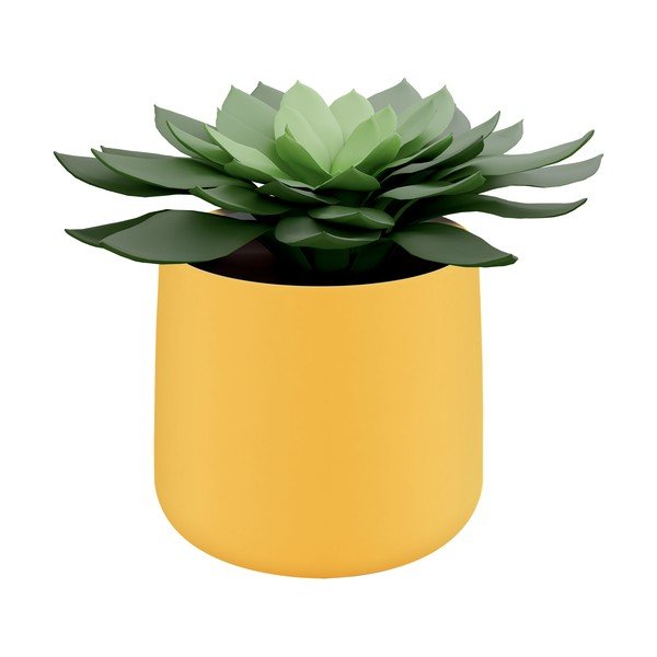 Žuta keramička posuda za cvijeće Leitz Cozy-image-2