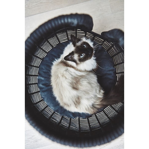 Antracitno sivi krevet za mačke ø 56 cm Perla Anthracite – MiaCara-image-3
