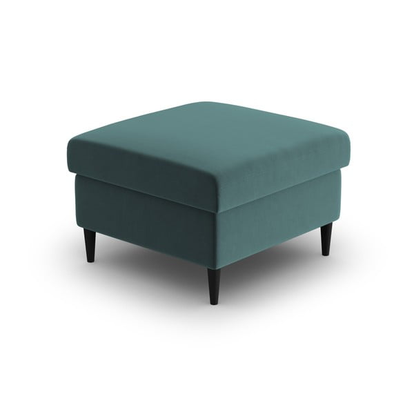 Petrolej zeleni baršunast tabure Kyoto – Cosmopolitan Design-image-2