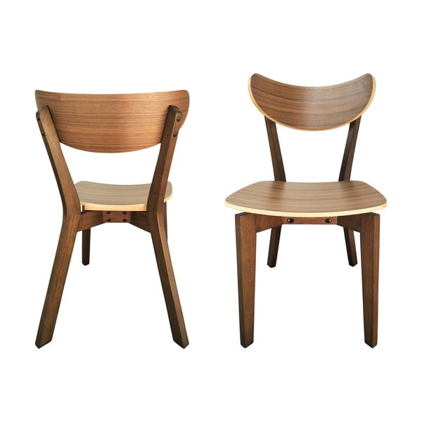 Smeđa blagovaonska stolica Roxby – Actona-image-2