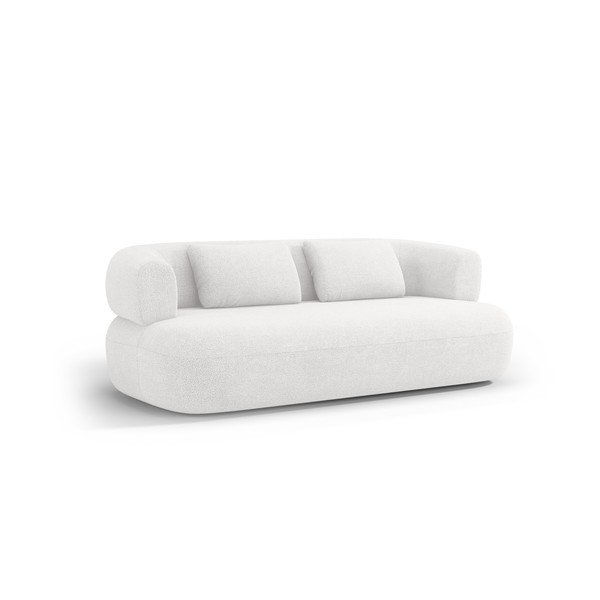 Sofa od bouclé tkanine boje slonovače 178 cm Jenny – Micadoni 
