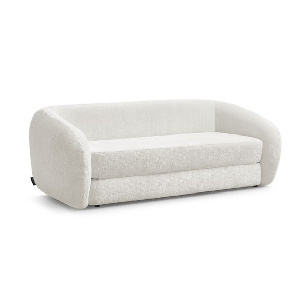 Bijela sklopiva sofa od šenila 228 cm Neyo – Bobochic Paris-image-3