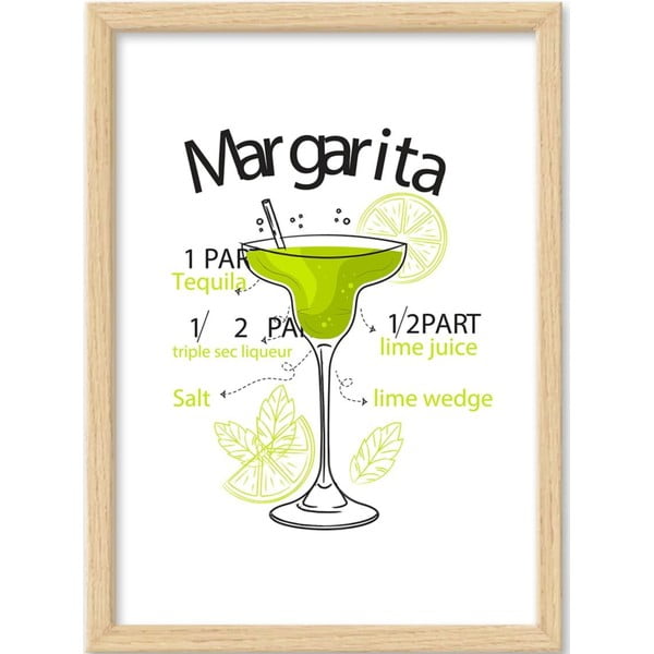 Plakat u okviru 40x55 cm Margarita - Wallity