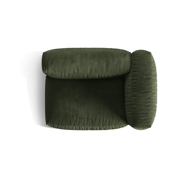 Zelena baršunasti modularna sjedeća garnitura (s desnim kutom) Martina – Micadoni -image-3