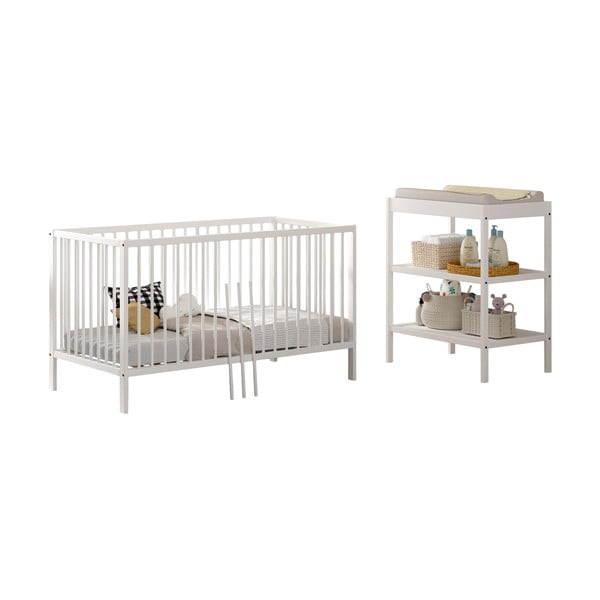 Set dječjeg namještaja 2 kom od masivne bukve Dino – Vipack