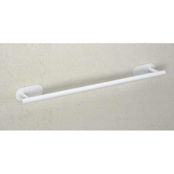 Bijeli samoljepljiv držač za ručnike od nehrđajućeg čelika Orea Uno – Wenko-image-3