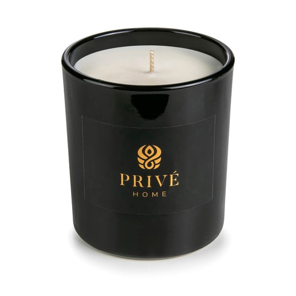 Mirisna svijeća od sojinog voska vrijeme gorenja 60 h Ambre Noir – Privé Home