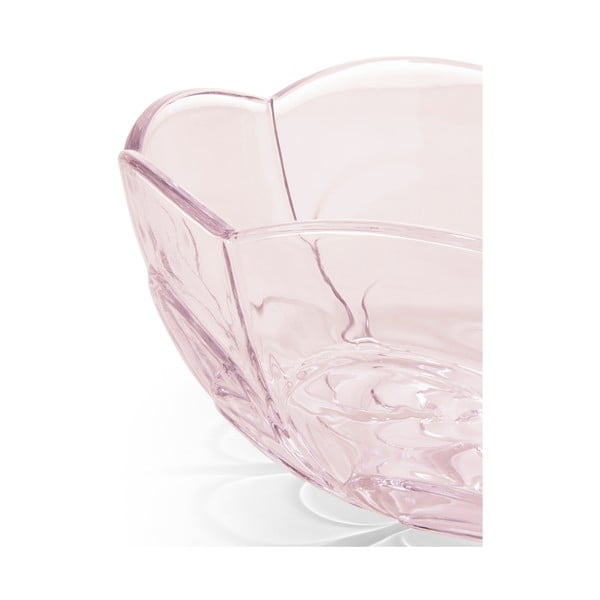 Svjetloružičasta staklena posuda ø 23 cm Lily - Holmegaard-image-2