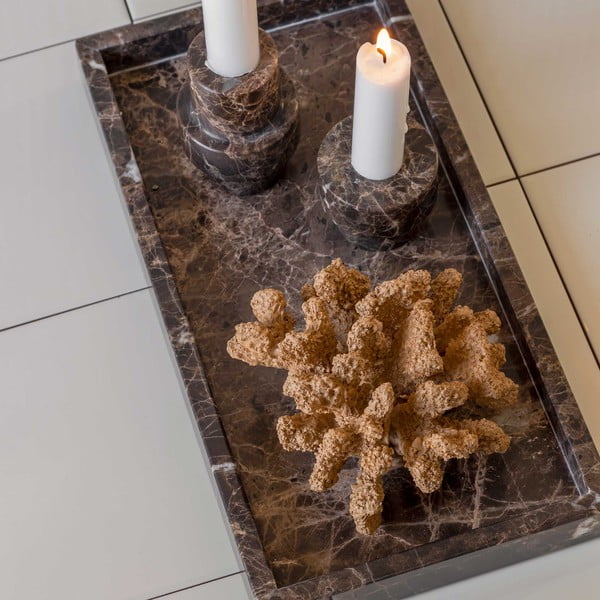 Mramoran ukrasni pladanj 16x31 cm Marble – Mette Ditmer Denmark-image-3
