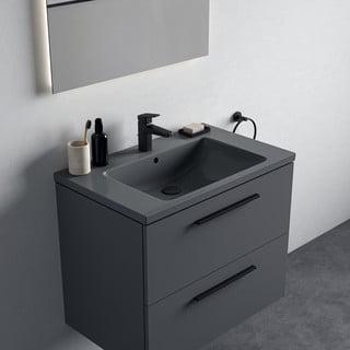 Sivi keramički umivaonik 81x51 cm i.Life B – Ideal Standard