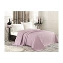 Svjetloljubičasti pamučni prekrivač za bračni krevet Tarry, 220 x 240 cm