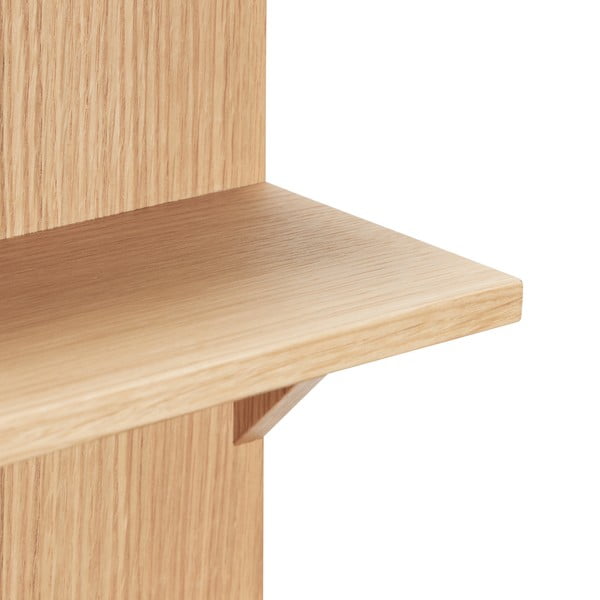 Polica s više razina u dekoru hrasta u prirodnoj boji 40 cm Straight – Hübsch-image-4