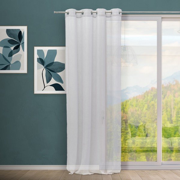 Svijetlo siva prozirna zavjesa 140x260 cm Rich – Casa Selección-image-1