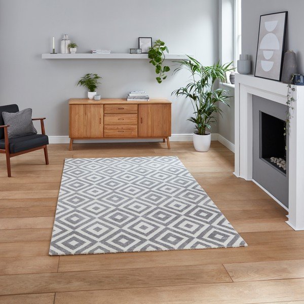 Sivi tepih Think Rugs Brooklyn Dice, 160 x 220 cm-image-1