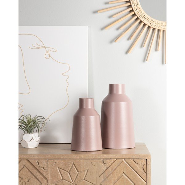 Set od 2 ružičaste vaze La Forma Soco-image-1