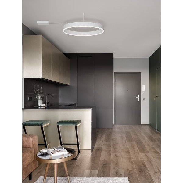 Mat bijela LED stropna svjetiljka aluminijska s mogućnosti zatamnjivanja Motif – Nova Luce-image-1