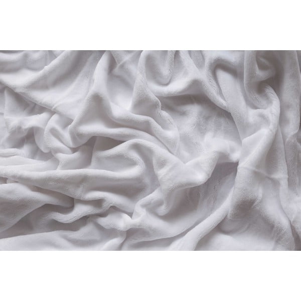 Bijela plahta s gumom od mikropliša 180x200 cm – Jerry Fabrics-image-3