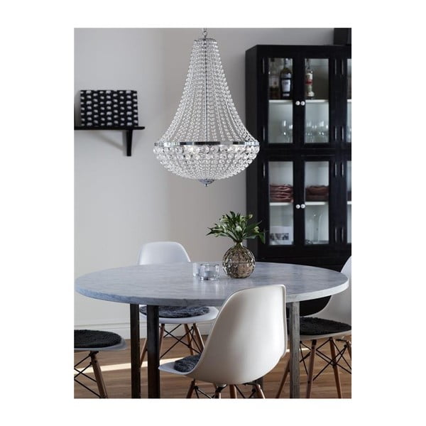 Viseća lampa u srebrnoj boji Markslöjd Granso, ⌀ 40 cm-image-1