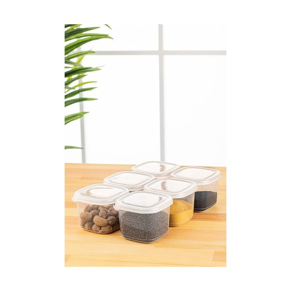 Posude za namirnice u setu 6 kom za čuvanje hrane Fresco – Hermia