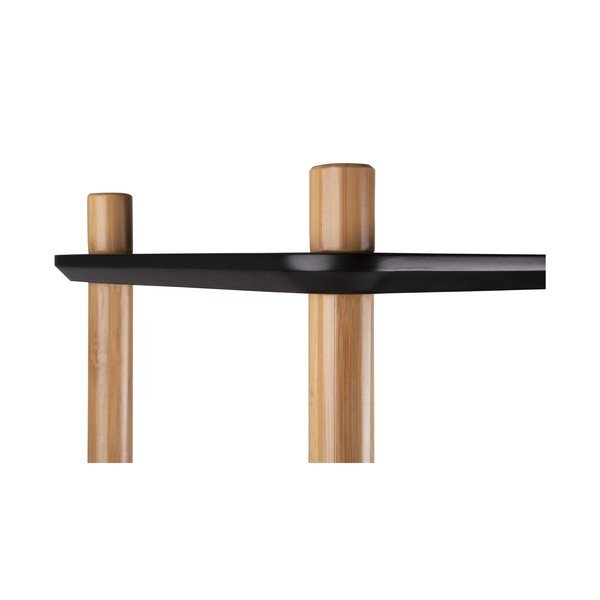 Crni regal s bambusovim nogama Leitmotiv Cabinet Simplicity-image-4