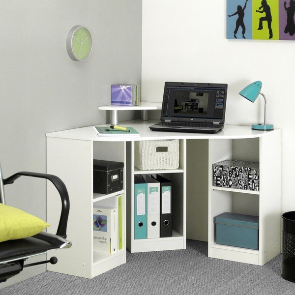 Bijeli kutni stol TemaHome Corner-image-1