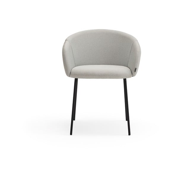 Svijetlo siva podstavljena blagovaonska stolica Add – Teulat-image-1