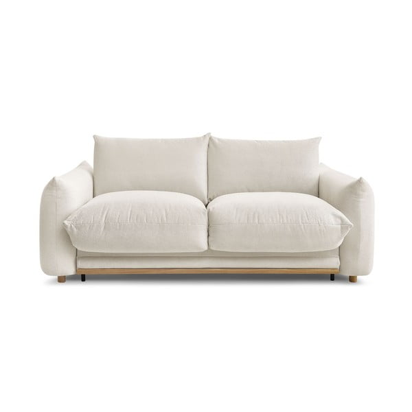 Krem sklopiva sofa 214 cm Ernest – Bobochic Paris