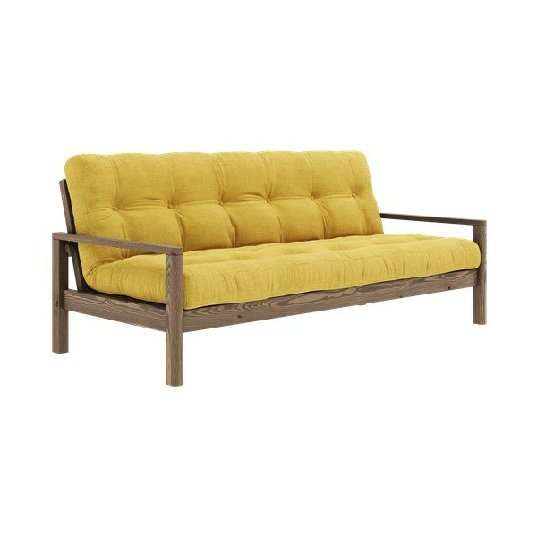 Žuta  sklopiva sofa 205 cm Knob – Karup Design-image-3