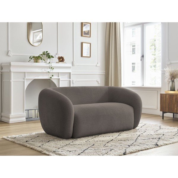 Smeđe-siva sofa od šenila 160 cm Celine – Bobochic Paris-image-1