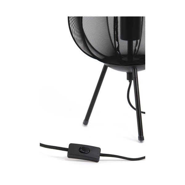 Crna stolna lampa (visina 45 cm) Plumeria - Light & Living-image-4