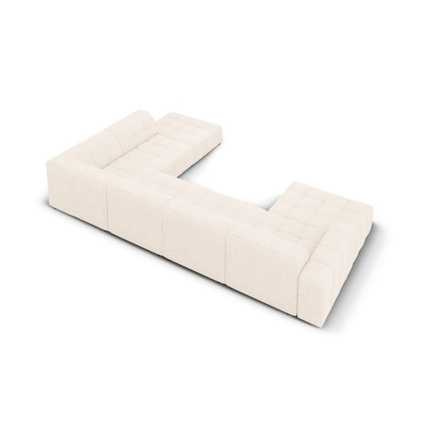 Krem kutna garnitura (s desnim kutom/u obliku slova "U") Chicago – Cosmopolitan Design-image-4