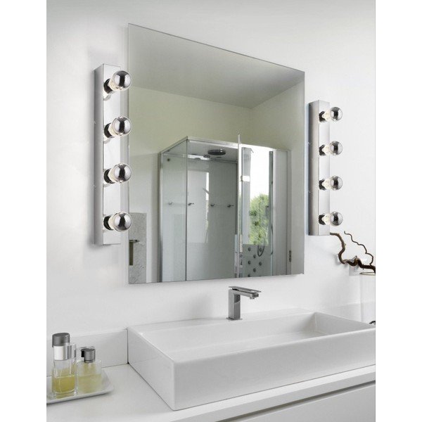 Zidna lampa u sjajnoj srebrnoj boji Theatro - Trio-image-1