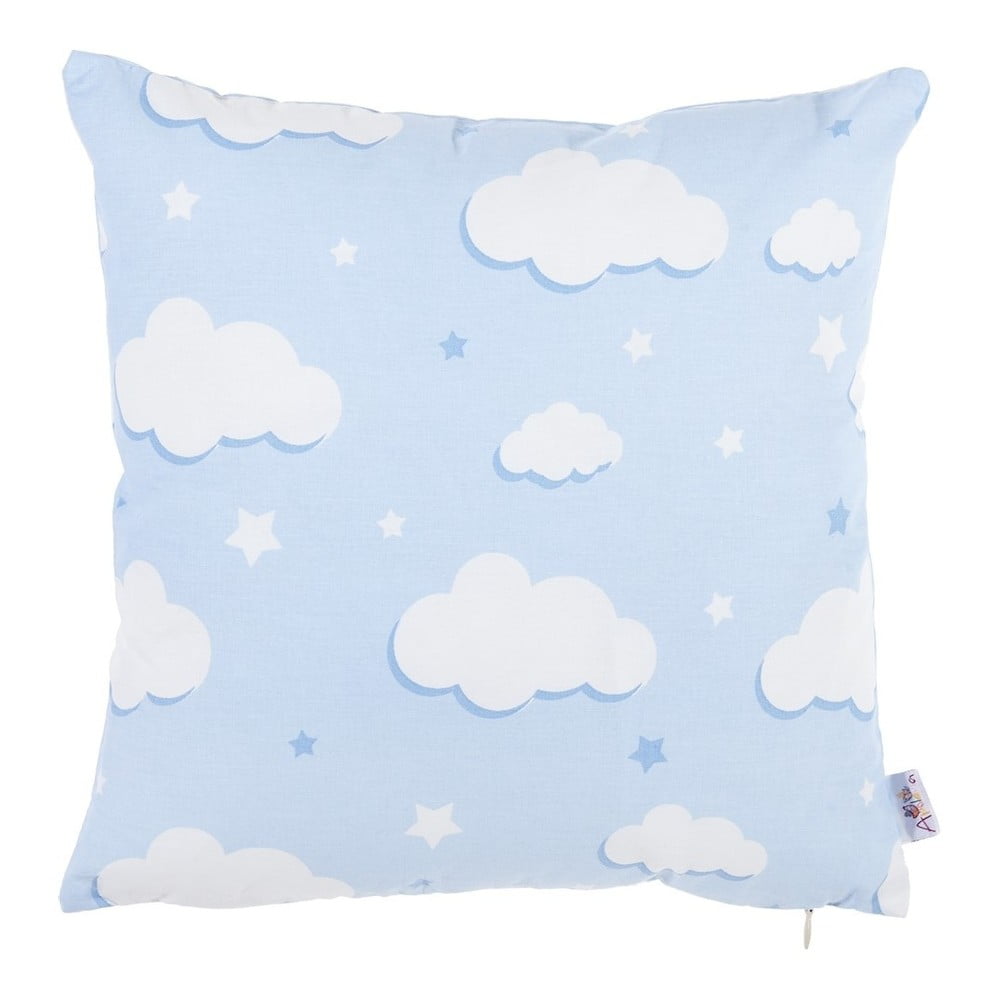 Plava pamučna jastučnica Mike & Co. NEW YORK Skies, 35 x 35 cm