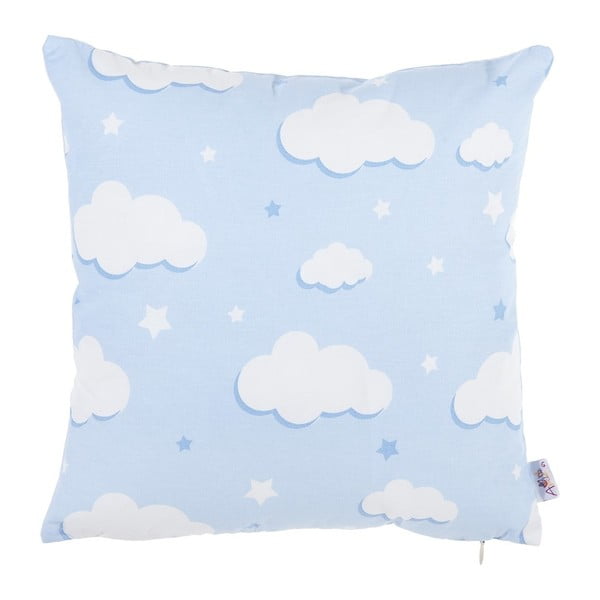 Plava pamučna jastučnica Mike & Co. NEW YORK Skies, 35 x 35 cm