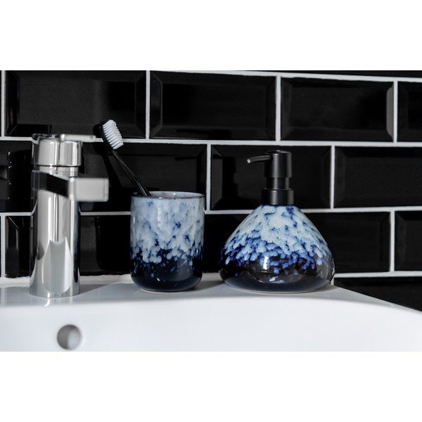 Tamno plava keramička čaša za četkice za zube Rosali – Wenko-image-3