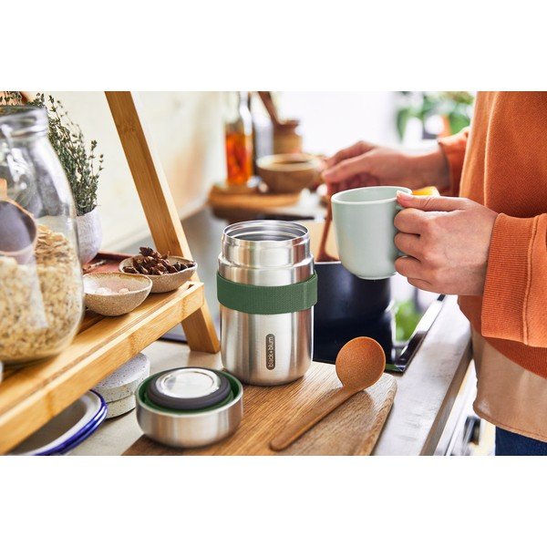 Termosica od nehrđajućeg čelika za hranu u srebrnoj boji 400 ml – Black + Blum-image-1