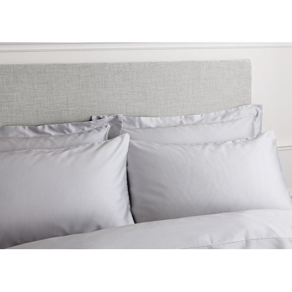 Siva posteljina od pamučnog satena Bianca Classic, 135 x 200 cm-image-2