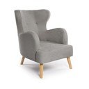 Svijetlo siva wing fotelja Noemye – Bonami Selection