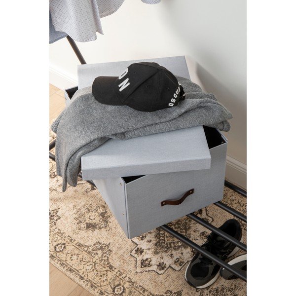 Kartonska kutija za pohranu s poklopcem Tora – Bigso Box of Sweden-image-3