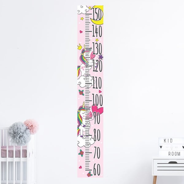 Dječja naljepnica s motivom metra za vrata/za zid 15x100 cm Unicorns – Ambiance-image-1