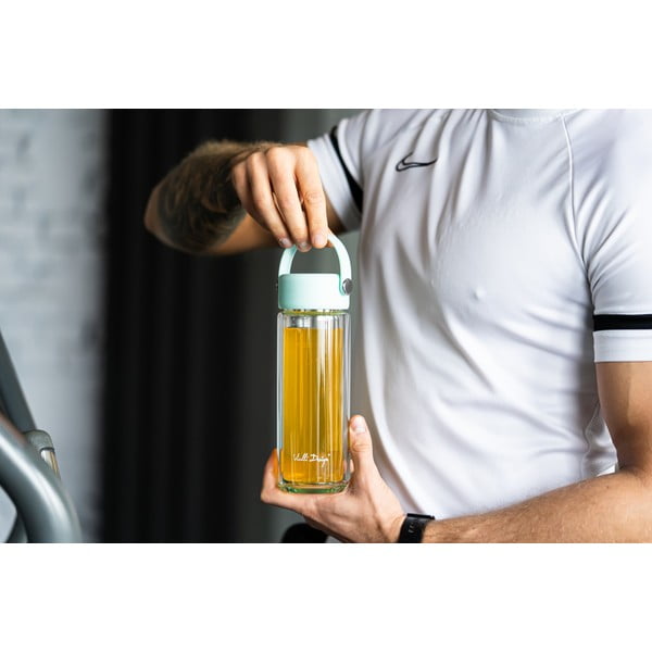 Mentol zelena staklena boca za vodu 350 ml Fuori – Vialli Design-image-4