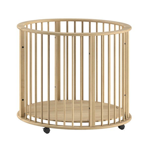 Putni krevetić od masivne bukve 90x90 cm u prirodnoj boji Dino – Vipack