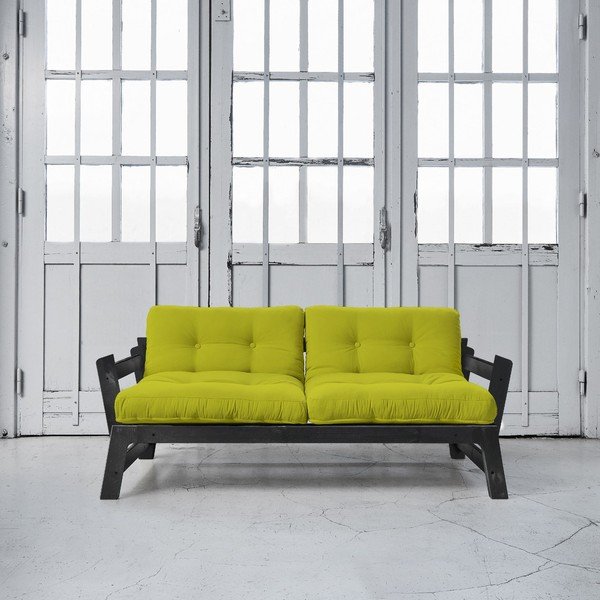 Sofa na razvlačenje Karup Step Black / Pistacio-image-1